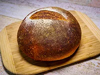 Almost No-Knead Whole Wheat Bread