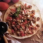 Beef Tortilla Pizza
