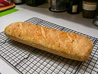 Italian Bread in Clay Baker
