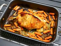 Orange-Brined Turkey Breast with Apricot-Rosemary Glaze